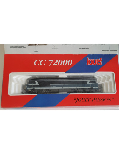 JOUEF HO 857300 LOCOMOTIVE DIESEL CC 72080 BOITE D'ORIGINE