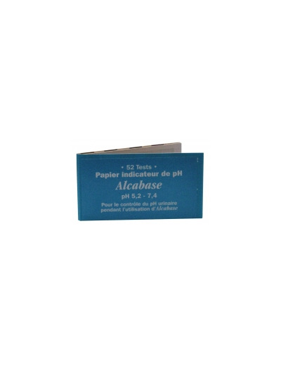 Papier indicateur pH urinaire Carnet de 52 tests