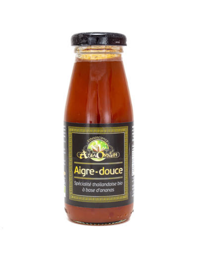 Sauce Aigre Douce Thaïlandaise à l'Ananas Bio 200g