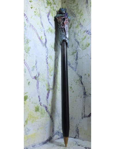 Baguette magique écriture "Maman et BB dragon"