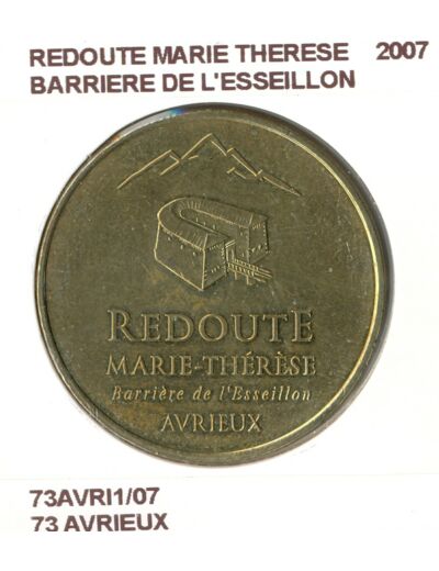 73 AVRIEUX REDOUTE MARIE THERESE BARRIERE DE L'ESSEILLON 2007 SUP-