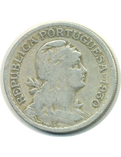 PORTUGAL 1 ESCUDO 1930 TB (W578)