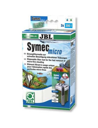 Microfibre SymecMicro à usage unique pour filtre d'aquarium