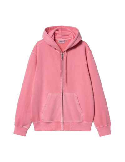 Sweat Zippé CARHARTT WIP Duster Script Charm Pink