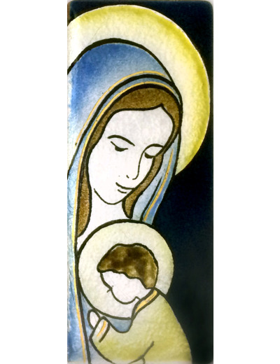 Mère et Fils 12X5cm - EMAUX DU LIBAN