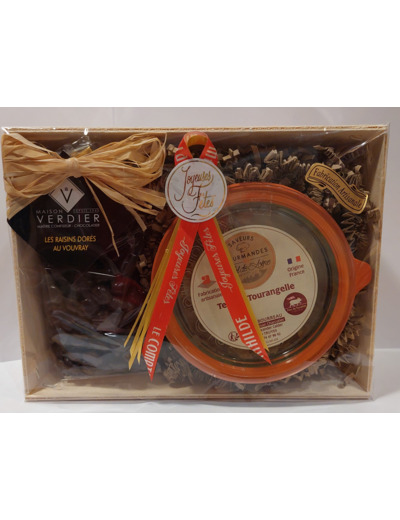 Coffret Terrine Tourangelle et Raisins Vouvray