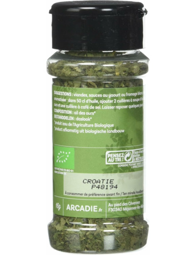 Ail des ours feuille coupes 16g Cook