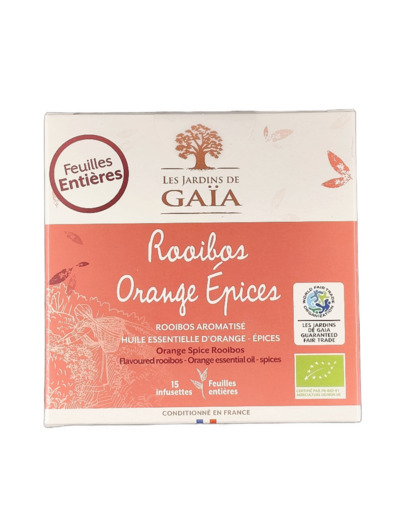 Thé Rooibos Orange Epices 30g Bio