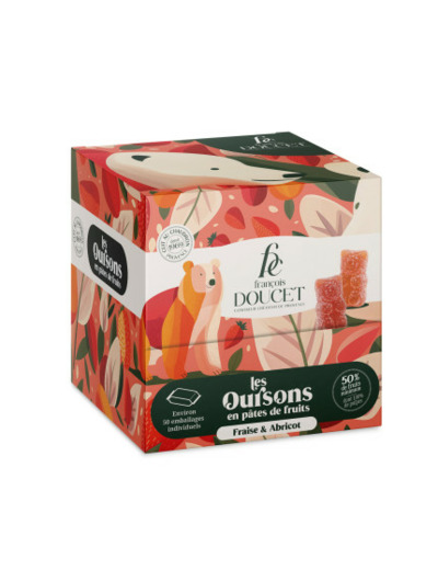 Pâtes de Fruits Ourson Fraise et Abricot
