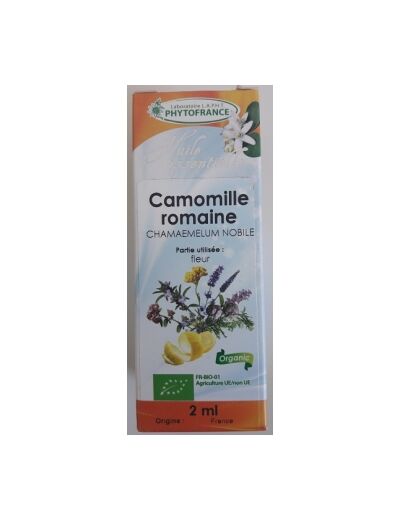 Huile essentielle de Camomille Romaine 2 ml Phytofrance