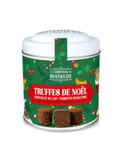 Truffes de Noël Lait Noisette Feuilletine