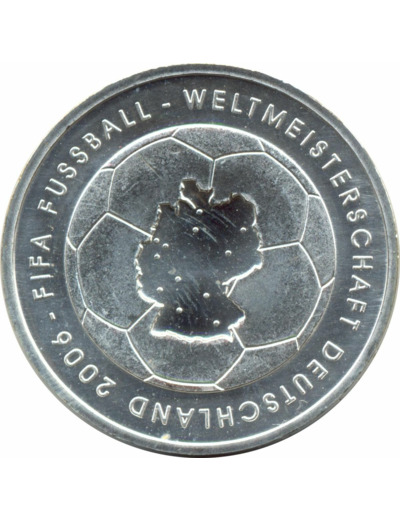 ALLEMAGNE 10 EURO 2003 COUPE DU MONDE DE FOOTBALL 2006 SUP ARGENT