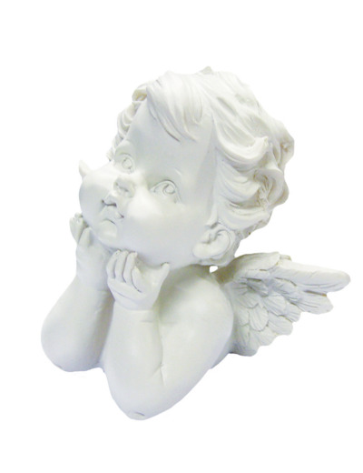 Statue en Résine 10cm - ANGE SOUFFLEUR