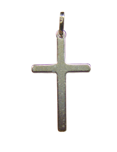 Croix en Argent 925 25mm - PLATE