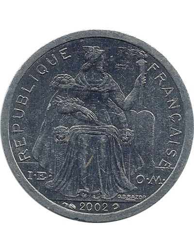 POLYNESIE FRANÇAISE 1 FRANC 2002 SUP N1