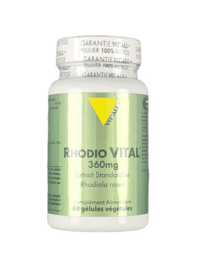 Rhodio Vital 360mg 60 Gélules Végétales