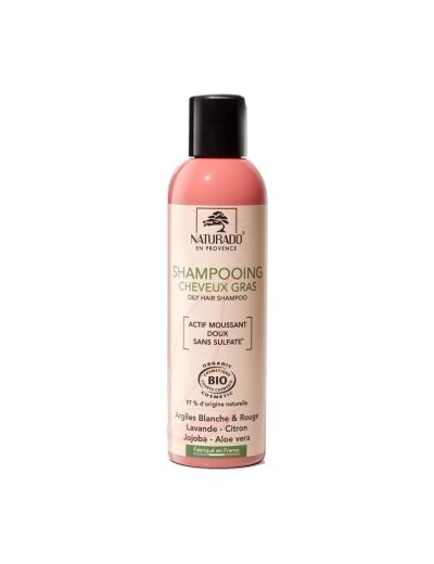 Shampoing cheveux gras sans sulfate 200ml