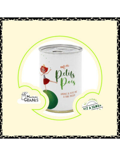 Kit à semer " Mlle Petits pois"