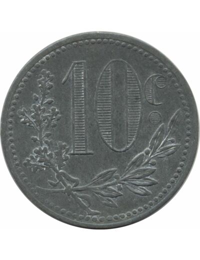 ALGERIE - ALGER 10 CENTIMES 1917 TTB