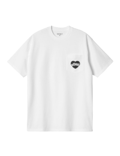 Tee Shirt CARHARTT WIP Amour Pocket White