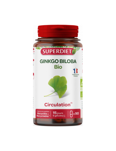 Ginkgo Biloba Bio 80 comprimés