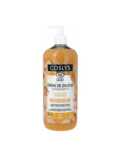 Crème de douche hydratante pêche carotte 1L