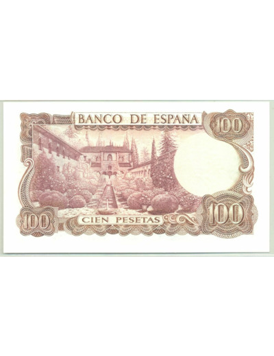 ESPAGNE 100 PESETAS 17-11-1970 SERIE 7C NEUF