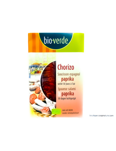 Chorizo au Paprika Bio 80g