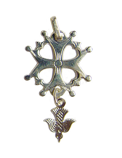 Croix Huguenote en Argent 925 17mm