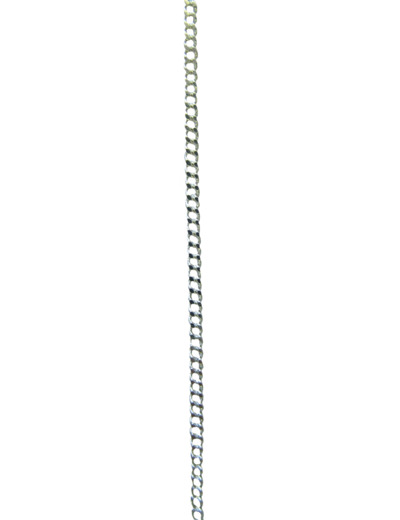 Collier 60cm en Métal Argenté - GOURMETTE