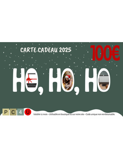 Bon Cadeau 100 € – PC4YOU