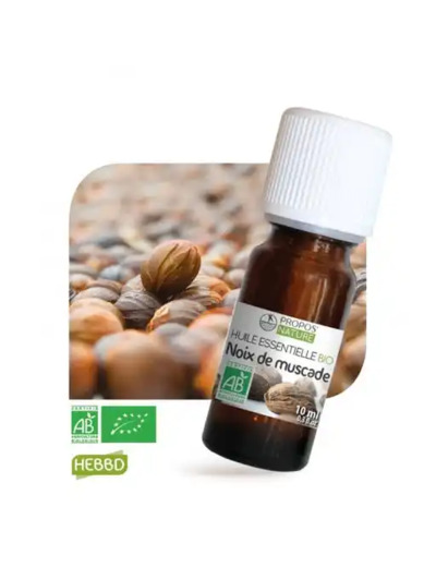 Huile essentielle de Noix de muscade Bio AB – Propos nature 10ml*