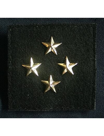 Galon de combat Général Corps d'Armée 4 étoiles Armée française