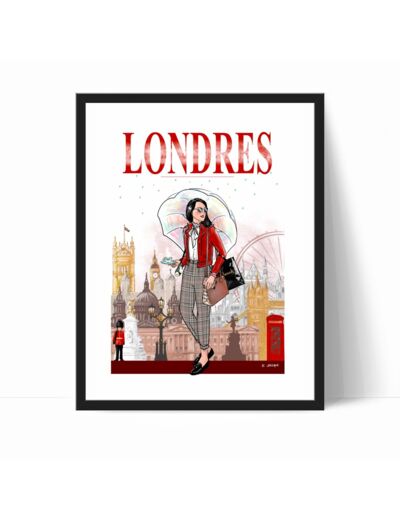Londres - affiche, carte postale