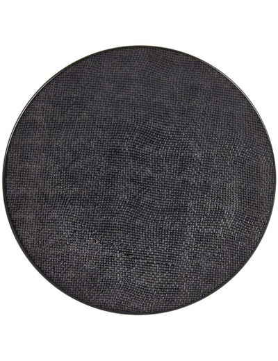 Assiette de présentation - Plat tarte -  Vésuvio -  Noir - 31 cm