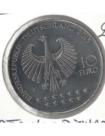 ALLEMAGNE 10 EURO OTTO VON BISMARCK 2015