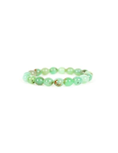 Bracelet en chrysoprase 8 mm