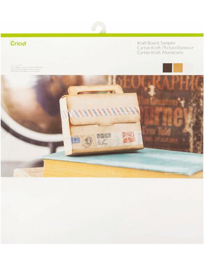 CRICUT - 30 PAPIERS CARTON KRAFT ASSORTIS 30,5x30,5 CM