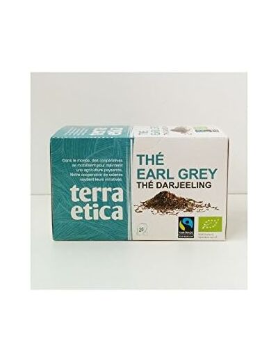 The noir earl grey 20x1,8g Terra Etica