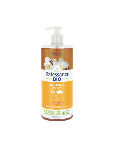 Gel douche Vanille fruitée Sans Sulfates 1l