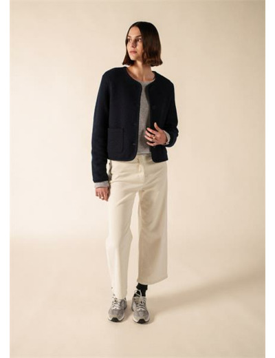 Veste Jura manches longues 100%/ laine SAINT JAMES