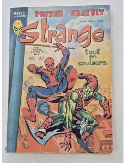 STRANGE N° 94 1977 TRES BEL ETAT ( SANS POSTER )