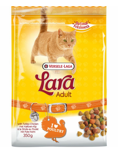 Croquettes LARA pour chat adulte au poulet & dinde - 3 tailles