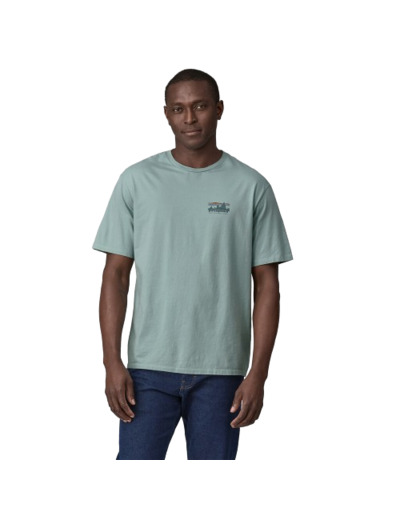 Tee Shirt PATAGONIA Skyline Thermal Blue