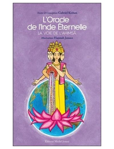 L'oracle de l'Inde éternelle, la voie de l'Ahimsa - 1 livre et 50 cartes