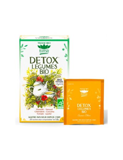 Tisane Detox bio aux Légumes 20 sachets 32g