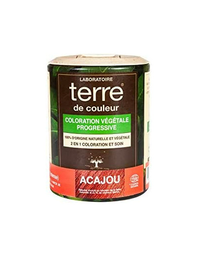 SOIN COLORANT ACAJOU 100G Terre de Couleur