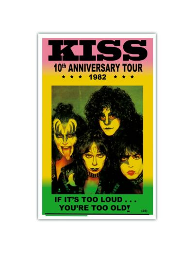 Affiche KISS 10è anniversaire