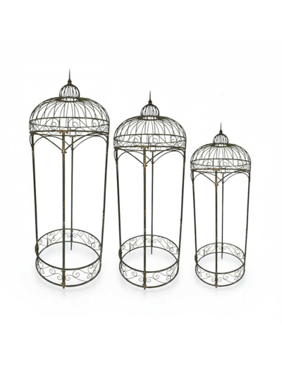 Ensemble 3 supports plantes 80x222cm