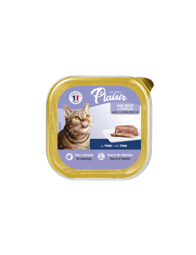 Repas Plaisir Chat, Pâtée au thon - 100g